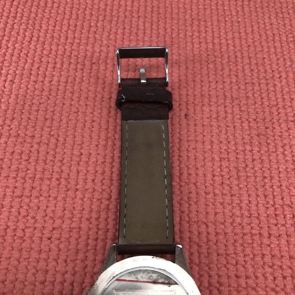 Vintage CRAFTSMAN Watch by Relic Great Needs Battery Leather Strap - Picture 7 of 8
